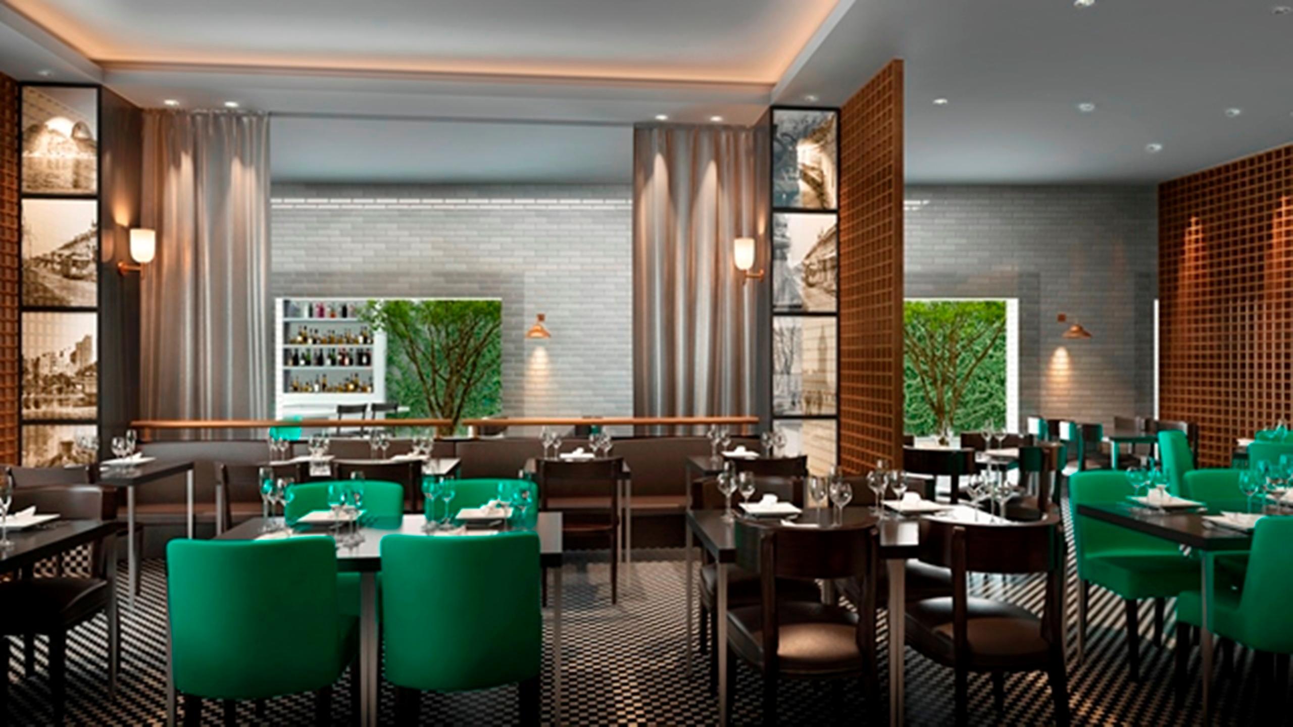 Hotel Atlantico Prime ริโอเดจาเนโร ภายนอก รูปภาพ Interior of the restaurant